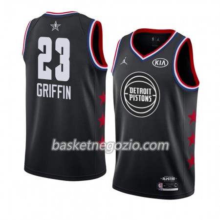 Canotte Uomo Detroit Pistons Blake Griffin 23 2019 All-Star Jordan Brand Nero Swingman